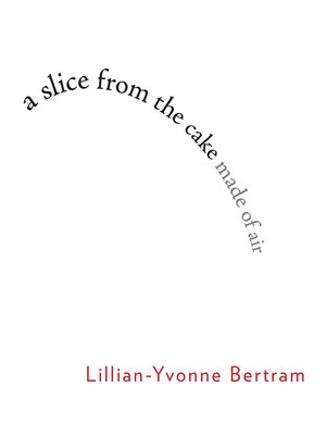 cover image of a slice from the cake made of air